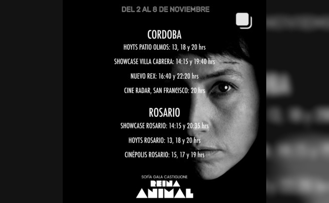 Estrena "Reina Animal" : la película que cuenta con la participación de un actor sanfrancisqueño 