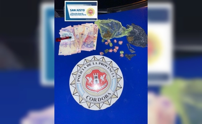 Joven detenido: le secuestraron marihuana y cocaína