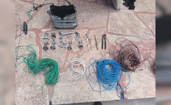 Ante la detención de un masculino se recuperan elementos robados en departamentos de la ciudad