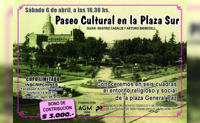 Nueva propuesta del Archivo Gráfico y Museo Histórico de San Francisco para conocer espacios de la ciudad