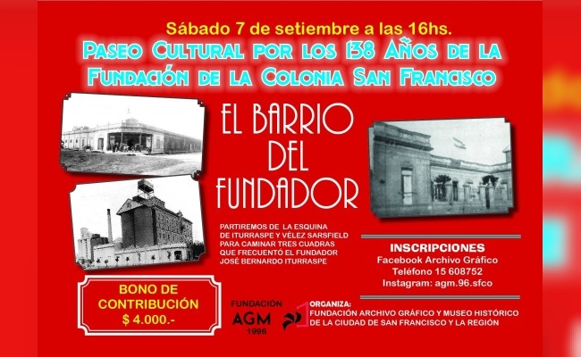 Paseo Cultural del Archivo Gráfico y Museo Histórico para conmemorar los 138 años de San Francisco