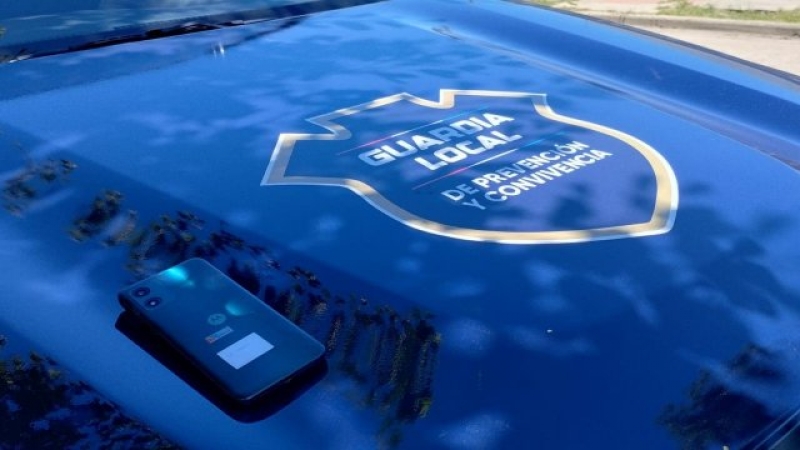 Tras una rápida intervención, la Guardia Local recuperó un celular robado