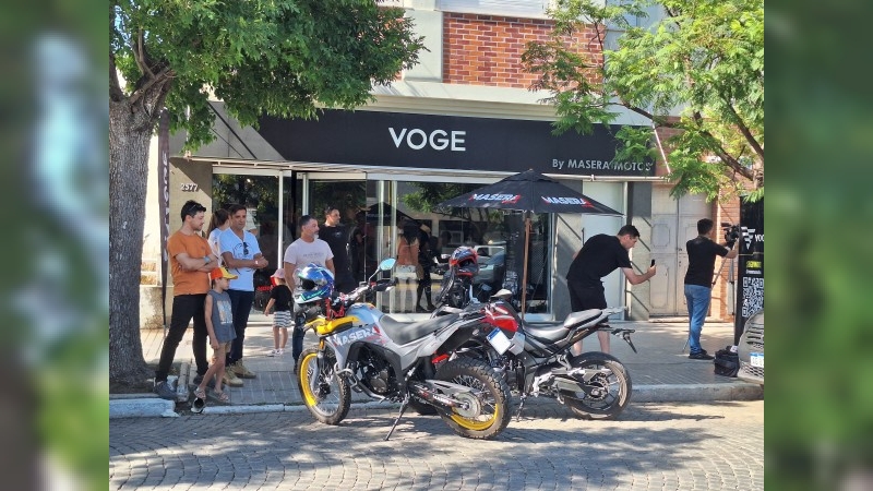 Más de 60 motociclistas participan del test ride de Voge organizado por Masera Motos