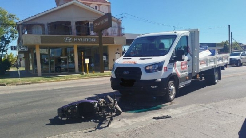 Accidente de tránsito con herido