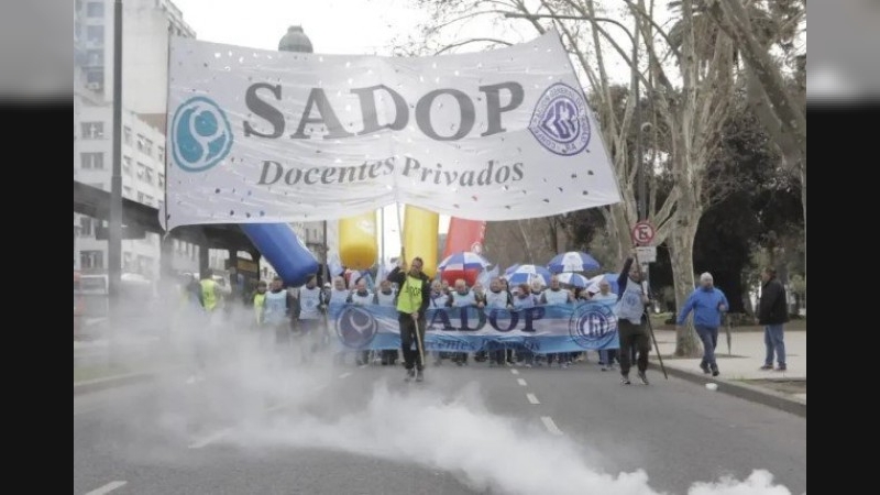 Paro docente privado en Córdoba: SADOP convoca a medida de fuerza para el 6 de marzo