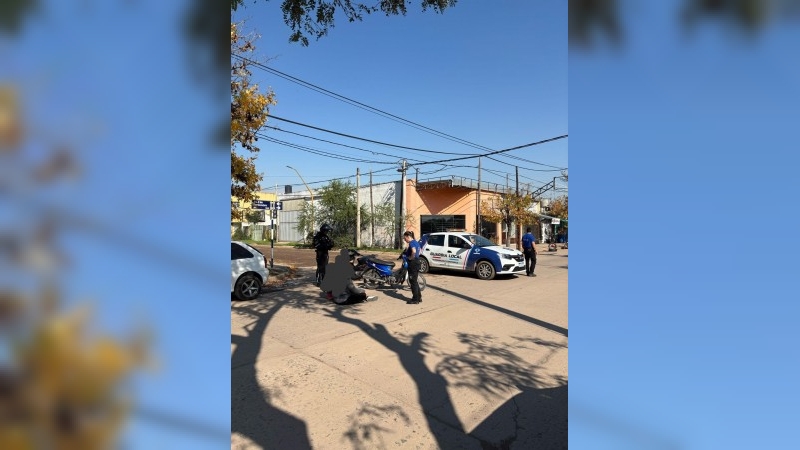 Accidente de Tránsito con Lesionada Leve