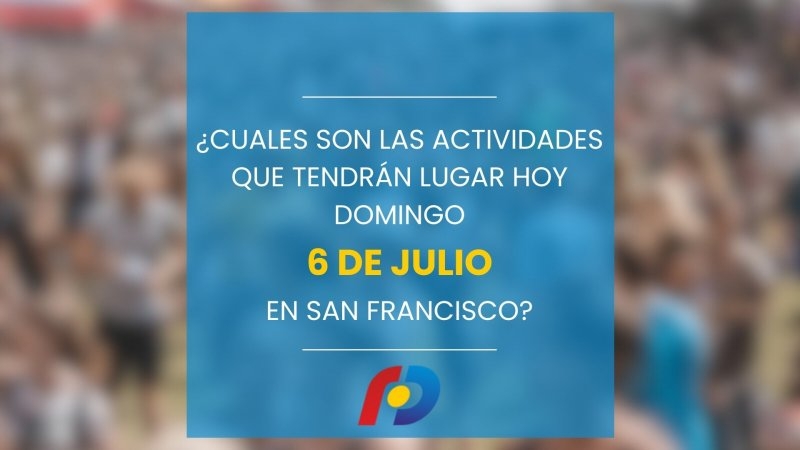 ¿Qué actividades tendrán lugar en la ciudad este domingo 6 de julio?