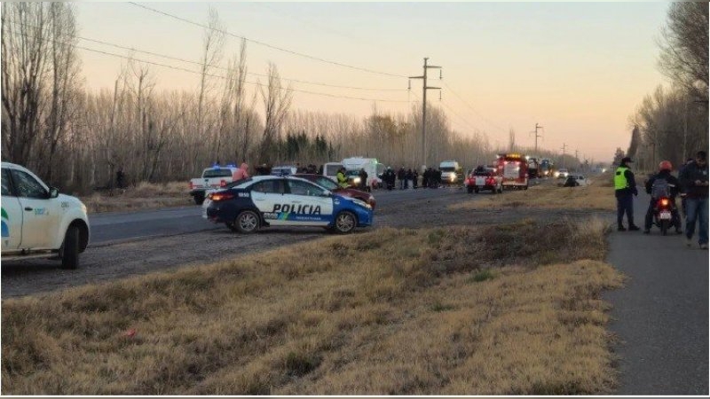 Siniestro vial en Ruta 7: dos muertos y siete heridos en un choque múltiple