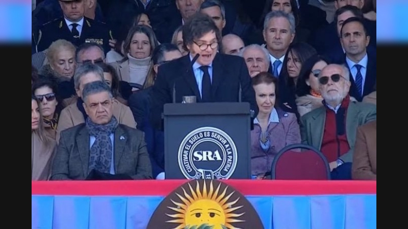 Javier Milei prepara un anuncio sobre las retenciones en la Rural