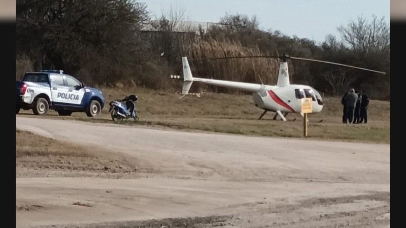 Alicia: Dejó su helicóptero en plena calle e intentó escapar volando de la Policía de Córdoba
