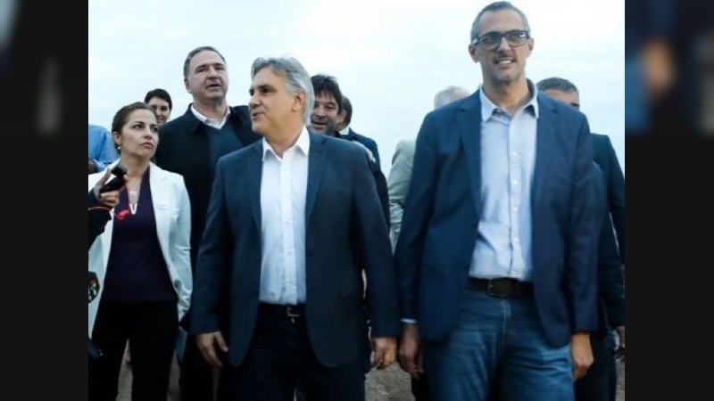 Morteros: Llaryora supervisó el avance de obra de la nueva Sede Regional de la Universidad Provincial