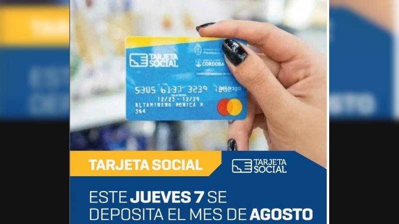 Hay fecha para la acreditación de la Tarjeta Social