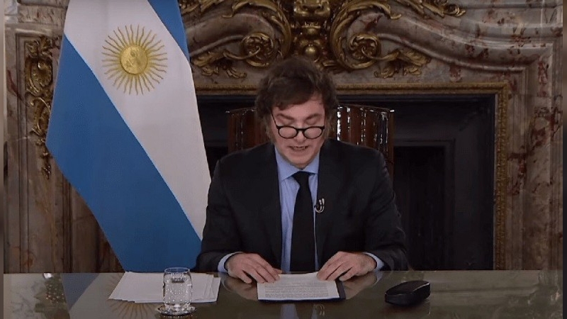 Javier Milei hablará esta noche en cadena nacional por los vetos a las iniciativas del Congreso