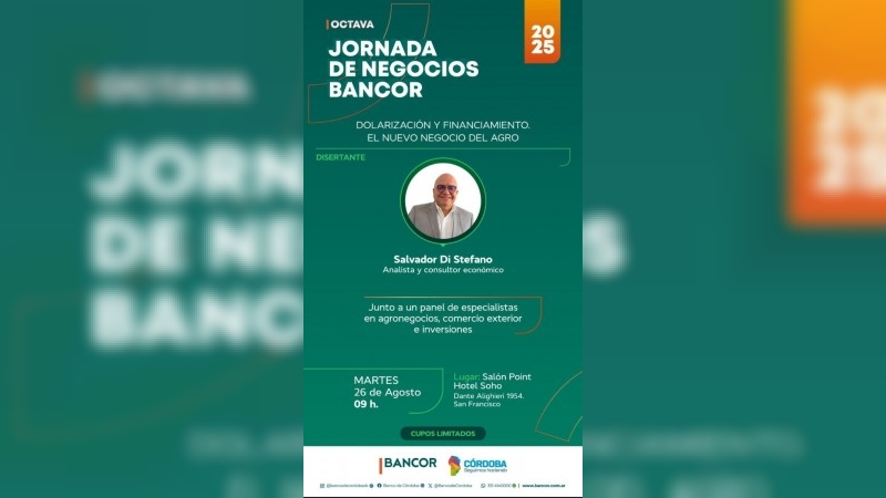 Se realizará la octava jornada de negocios BANCOR en San Francisco