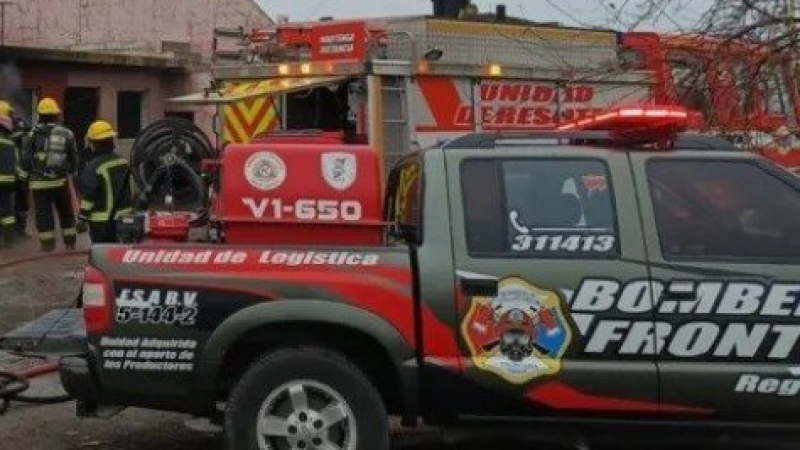Incendio en Josefina: hallan sin vida a un hombre en su vivienda 