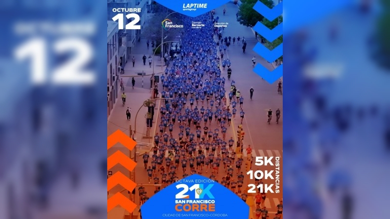 La 8ª edición de la media maratón “San Francisco Corre 21K” tiene fecha confirmada