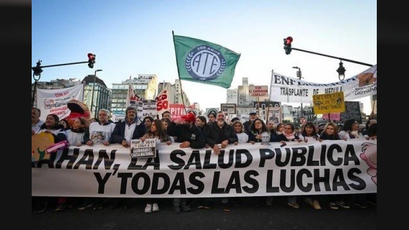 ATE exige rechazar los vetos en el Congreso y lanza un paro nacional para este miércoles