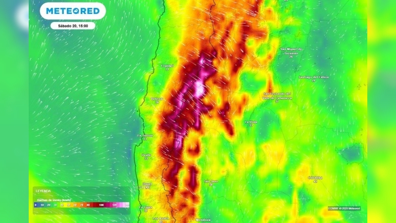 16 provincias bajo alerta meteorológica: tormentas, lluvias, nevadas y viento en Argentina durante los próximos 2 días