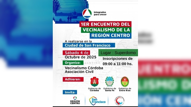 Primer encuentro de Centros Vecinales de la Región Centro: un espacio de diálogo y fortalecimiento comunitario