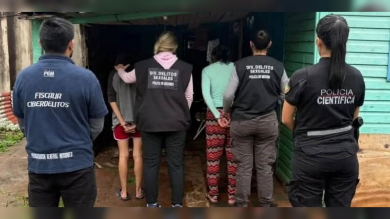 La mamá y la abuela de una nena de 3 años, presas por abusarla y vender las fotos a $ 1.500 por una billetera virtual