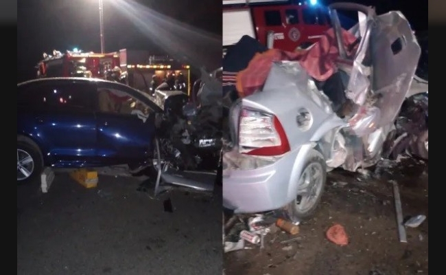 Cinco muertos en un choque de tres vehículos