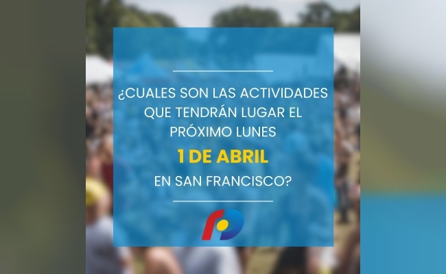 ¿Qué actividades tendrán lugar en la ciudad este lunes 1 de abril?