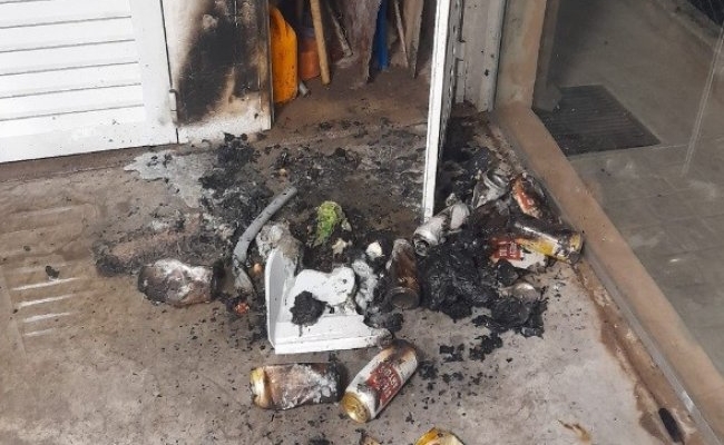 Morteros: principio de incendio en un complejo de canchas de fútbol