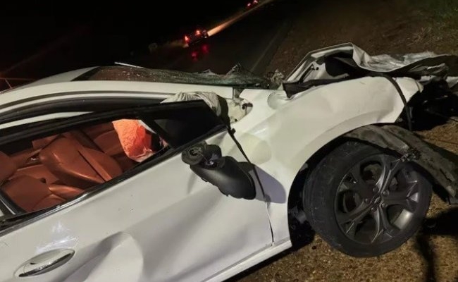 Un adolescente manejaba por la ruta, chocó y murieron un padre y su hijo de 8 años