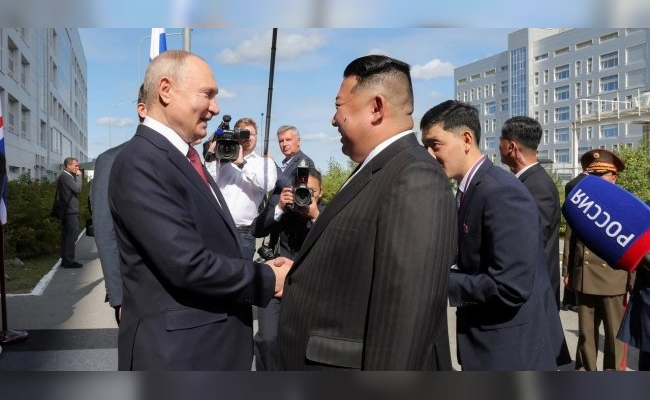 Kim expresó su apoyo a Putin en su mensaje por el Día de la Victoria