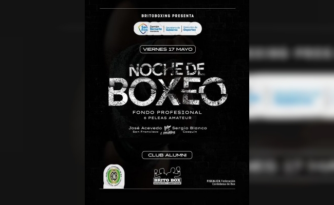 Se viene la Noche de Boxeo