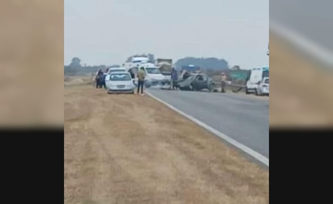 Lesionados en accidente en ruta nacional 34