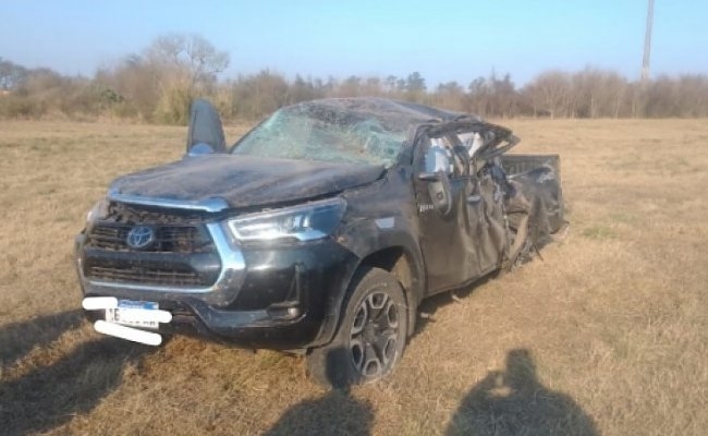 Arrufó: Murió un hombre al chocar con su camioneta en la 34