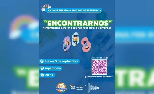 Taller Encontrarnos: Herramientas para una crianza respetuosa y amorosa