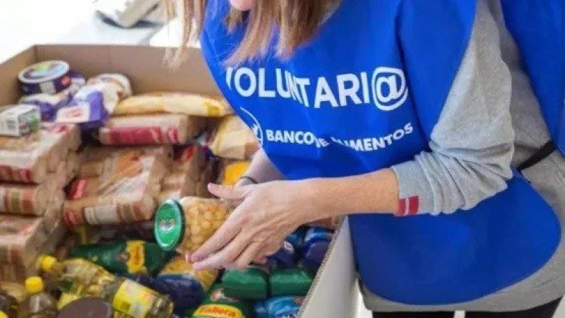 El Banco de Alimentos distribuyó más de 6 millones de kilos de comida este año