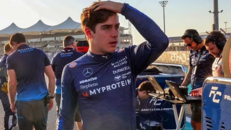 Franco Colapinto ganó el premio al mejor sobrepaso del año en la Fórmula 1
