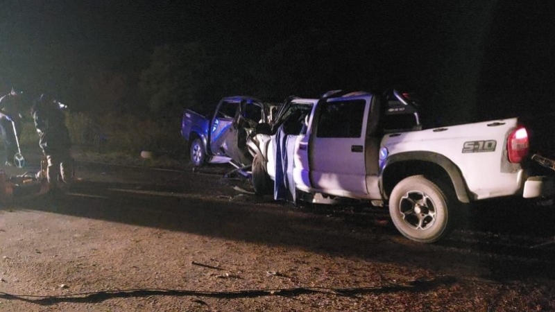 Tres muertos en un choque frontal en jurisdicción de El Tío