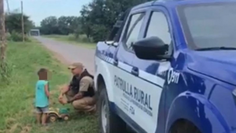 Córdoba: niño de dos años fue encontrado caminando solo a dos kilómetros de su hogar