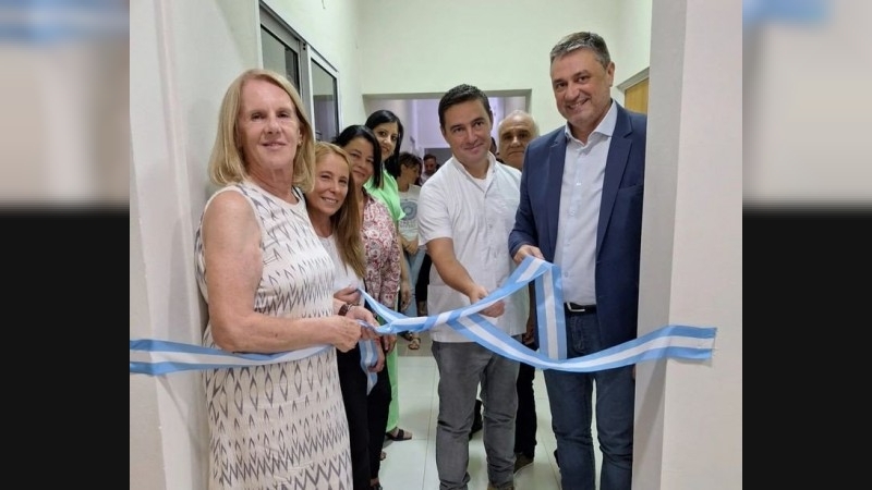 El Tío inauguró la ampliación del dispensario municipal José V. Poncini