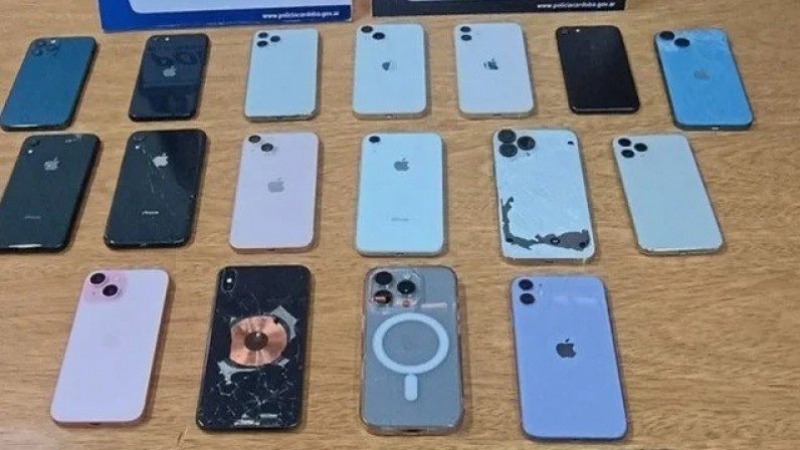 Una mujer detenida por el robo de 16 IPhones en el Cosquín Rock