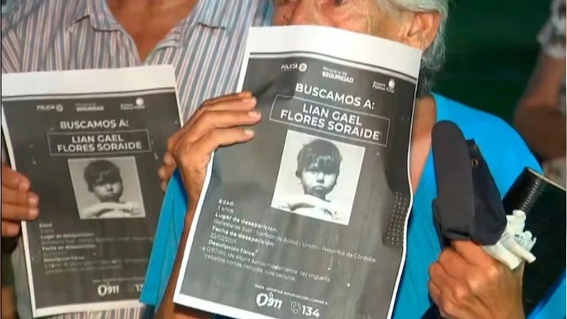 "Lian no está acá", los operativos en la zona cero finalizaron sin rastros del niño desaparecido en Ballesteros Sud