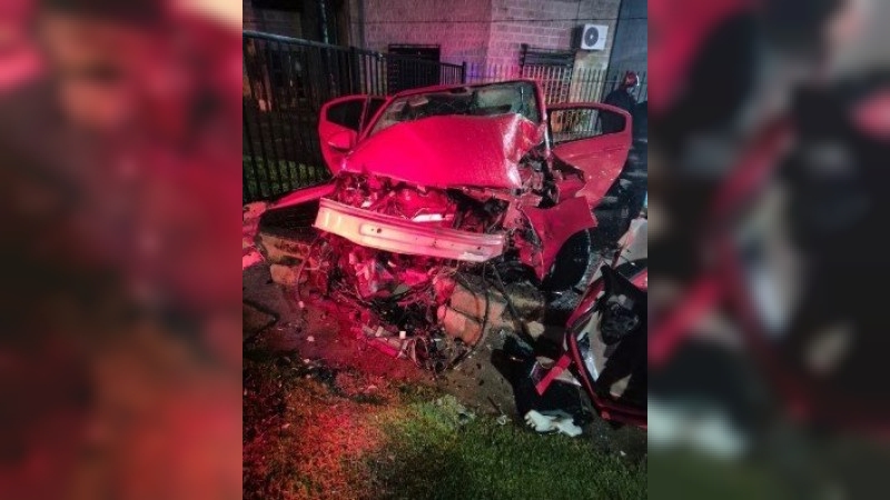 Choque en Córdoba: una conductora y sus tres hijos resultaron heridos