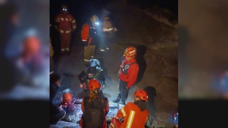 Rescataron a una turista que sufrió una grave caída en el Cerro Champaquí
