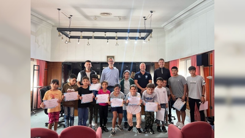 Entrega de Becas Deportivas del Programa "Jugá en tu club" en Morteros