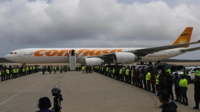 Gobierno venezolano anunció la llegada de otro contingente desde Estados Unidos