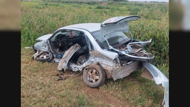 Dos lesionados de gravedad en un accidente en Brinkmann