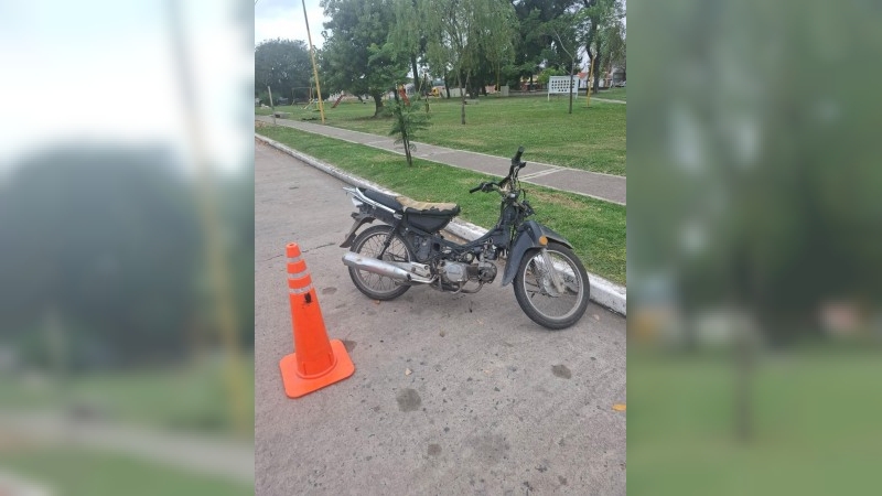 Secuestro de motocicleta por infracción al Código de Convivencia