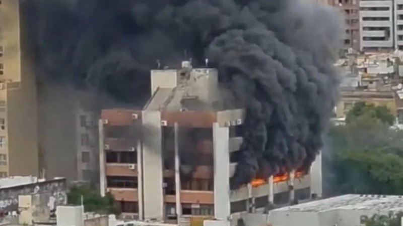 La Justicia dio a conocer la posible causa del incendio en la sede de Apross