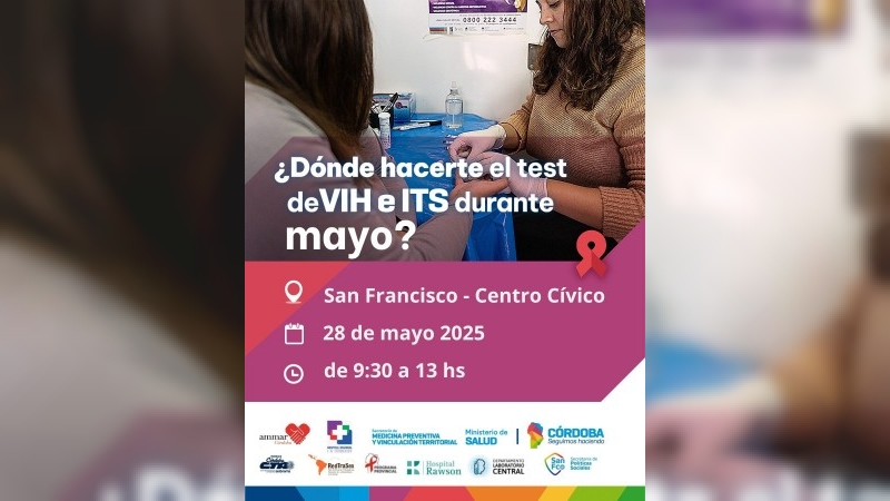 Campaña gratuita de testeo rápido de VIH y Sífilis en San Francisco