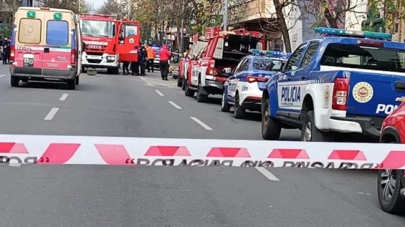 Un obrero falleció tras el derrumbe de una losa en barrio Centro