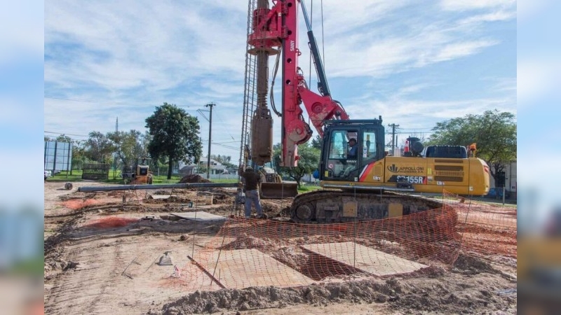 Las Varillas: Construyen la sede de la  Universidad Provincial de Córdoba